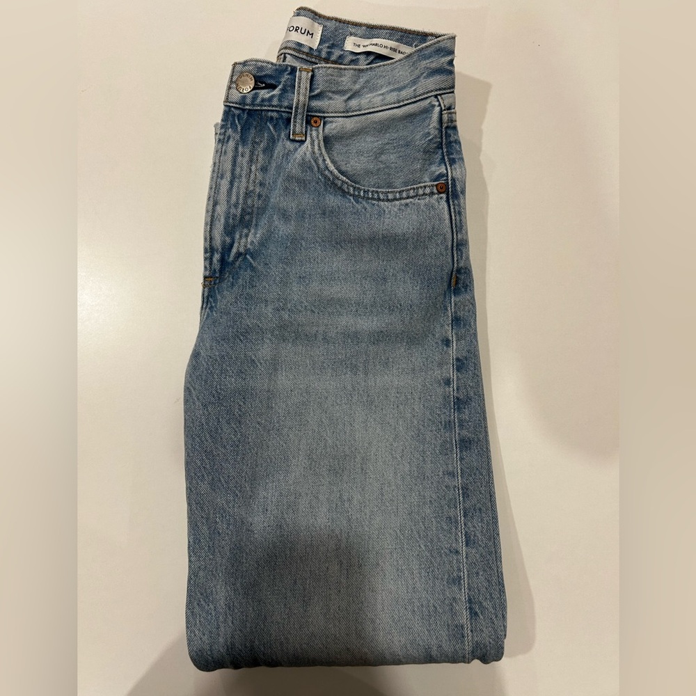 Denim Forum The ‘90s Marlo High-Rise Baggy Jean - Picture 6 of 8